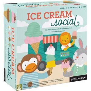 Petit Collage Ice Cream Social Matching Card Game